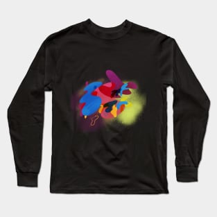 Abstract Colorful Long Sleeve T-Shirt